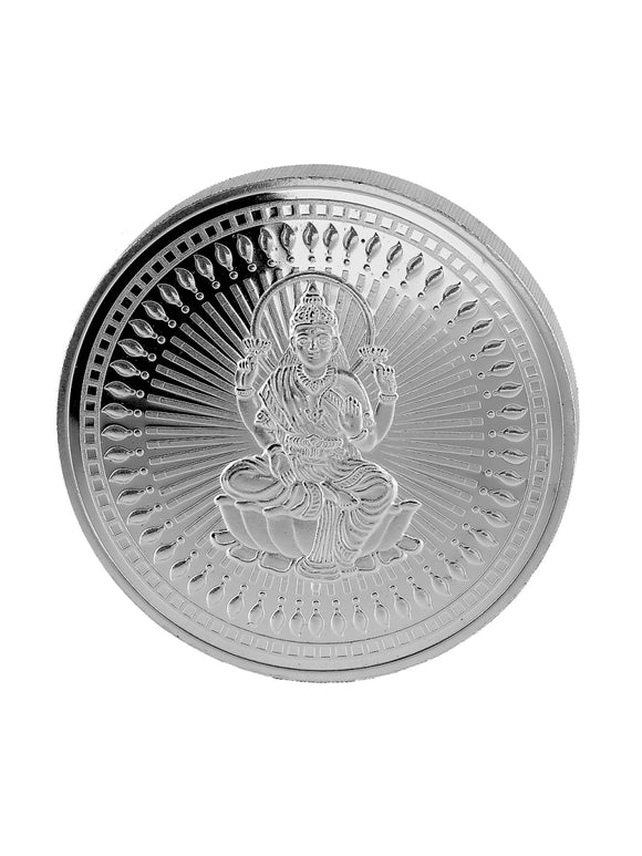 5 grams Ganesh Lakshmi Silver Coin