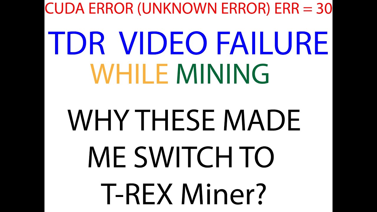 Fixing Video TDR Failure Error - SoftwareBattle