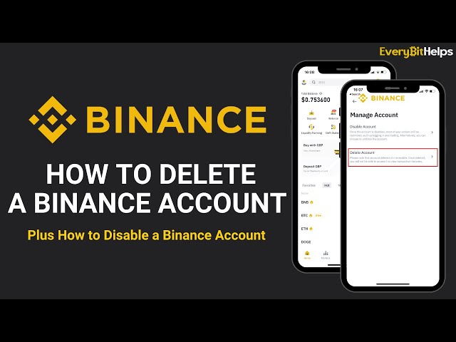 Instantly Delete Binance Account Step-By-Step - CryptoWinRate