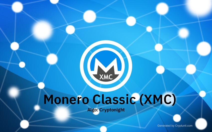 Monero Classic [XMC] Live Prices & Chart