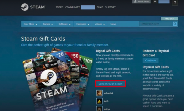 Steam Support :: Steam Wallet Gift Card Scam