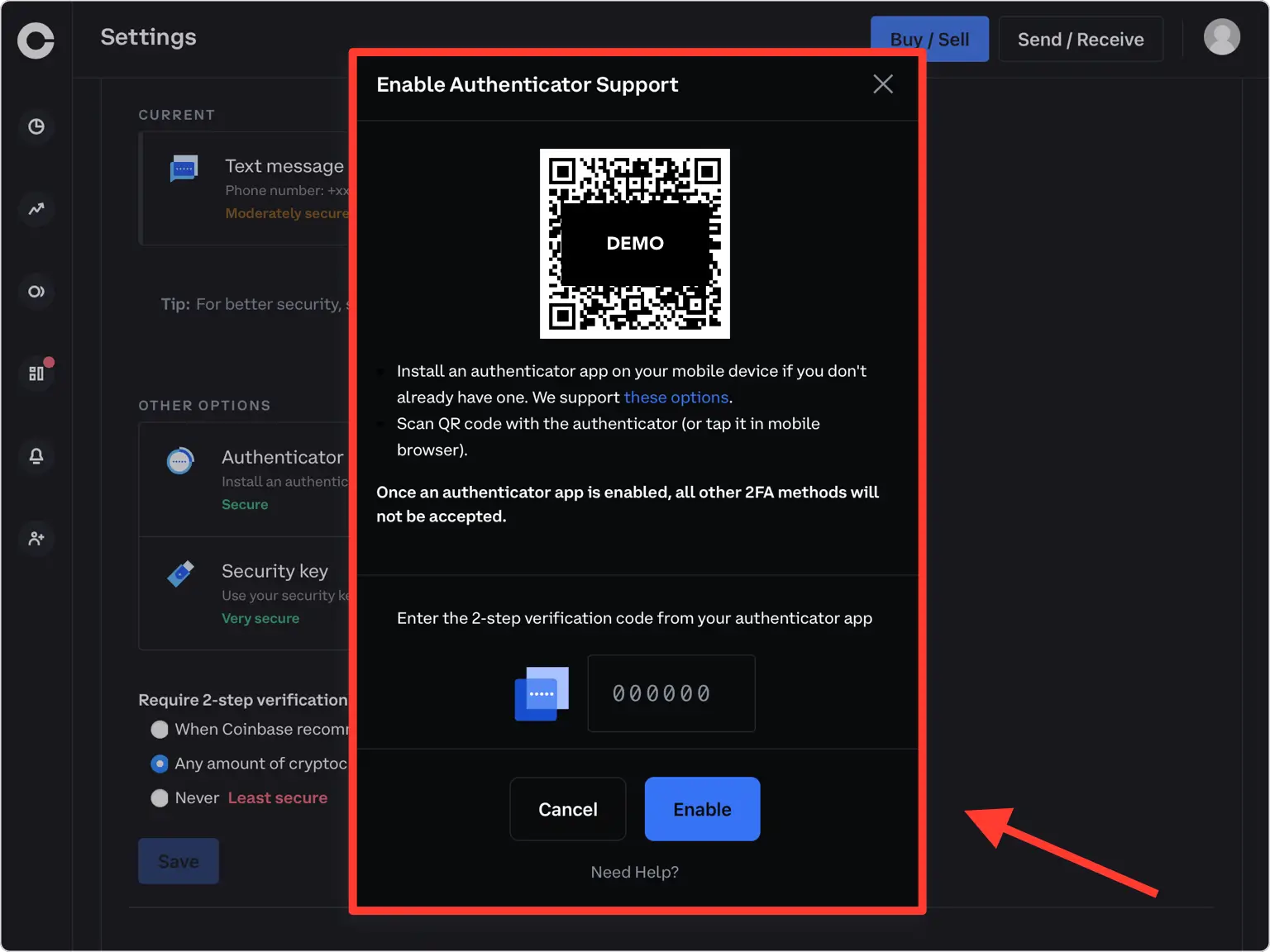 2 factor authentication on google - Storing crypto - Moralis Academy Forum