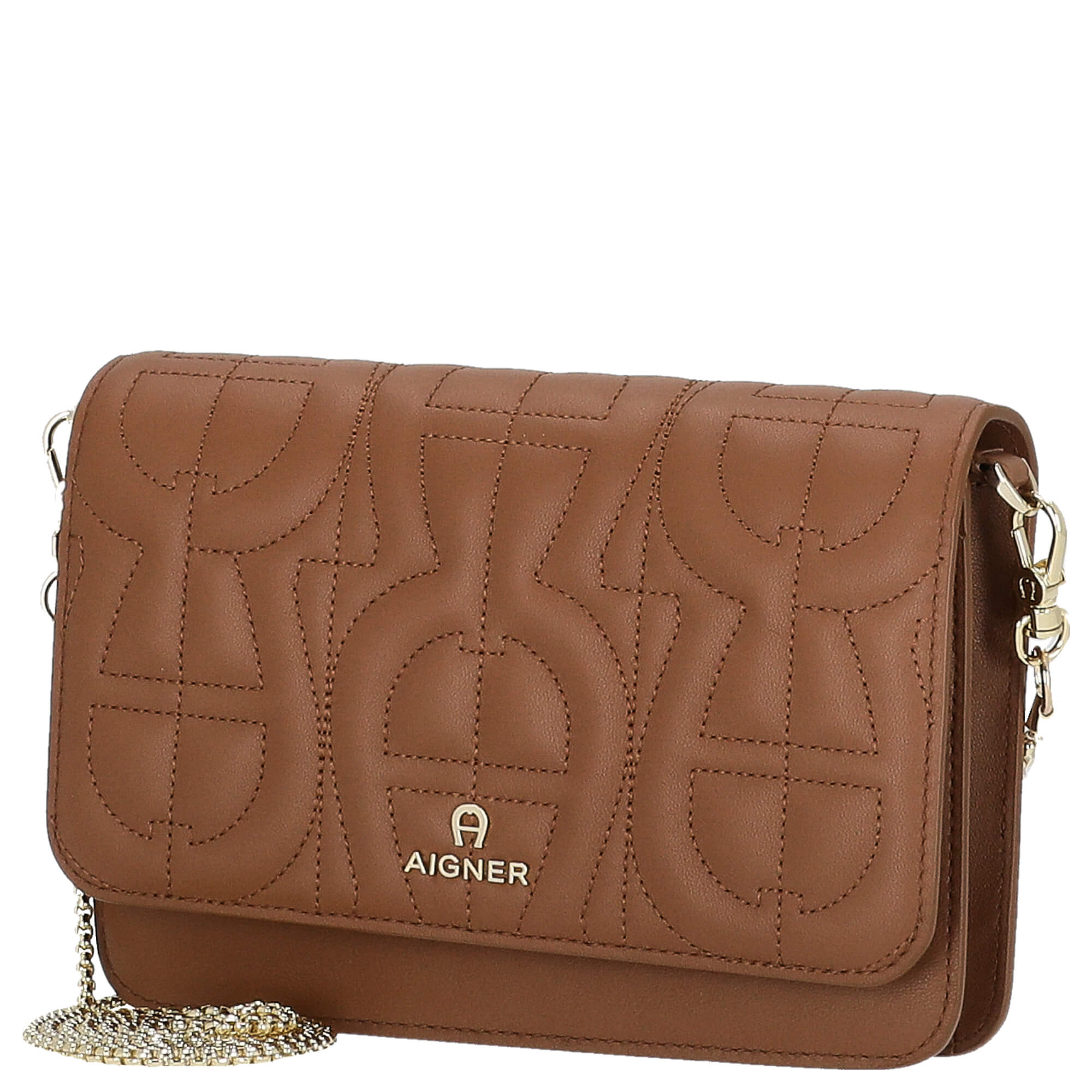 UPTOWN chain wallet in grain de poudre embossed leather | Saint Laurent | bitcoinhelp.fun