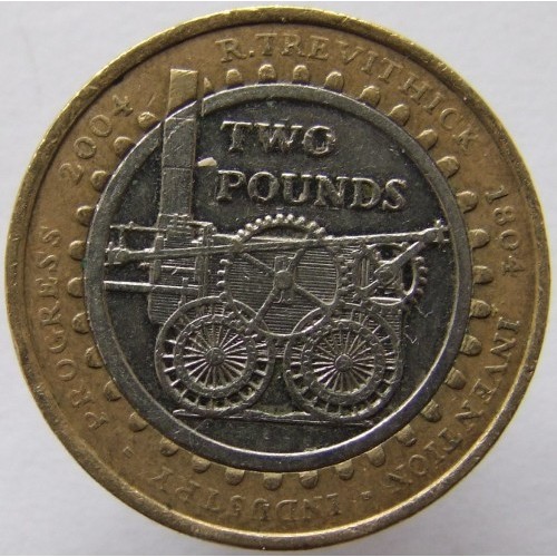 5 Pounds - Elizabeth II (Series E; George Stephenson, lighter) - England – Numista