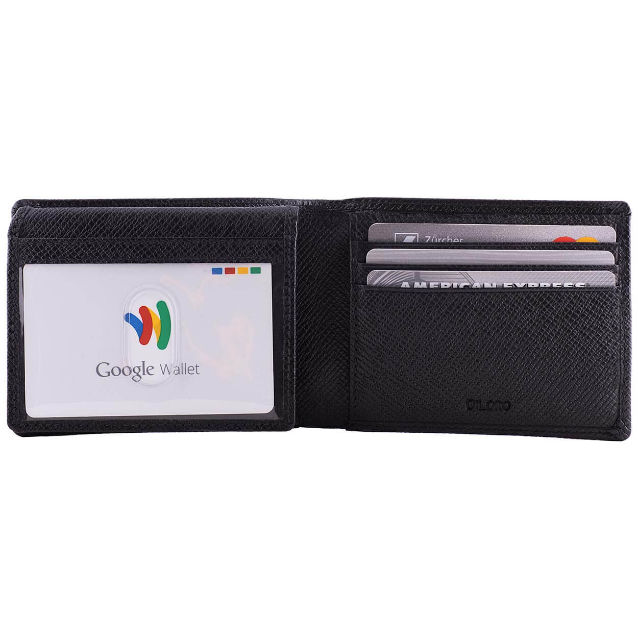 Turtleback Front Wallet RFID ID Window Blocking Men Leather