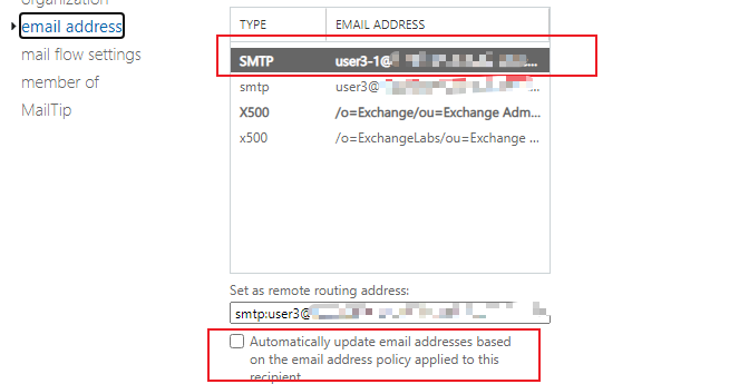 Need to update primary email address in Exchange based on email address policy - Server Fault