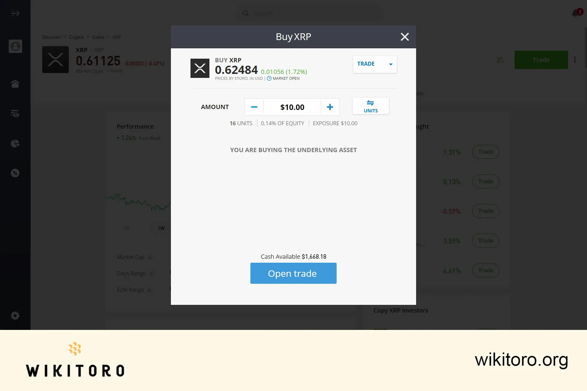 How to Buy XRP on eToro | InvestinGoal