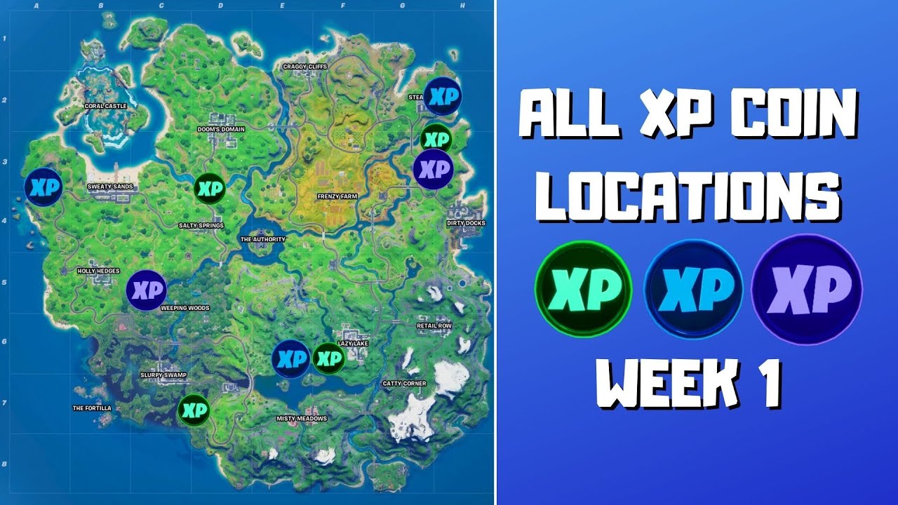 Fortnite Season 4 XP Coin Locations For Every Week - Gamer Journalist