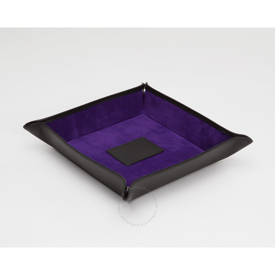 BLAKE COIN TRAY - BLACK & PURPLE | Grey & Adler