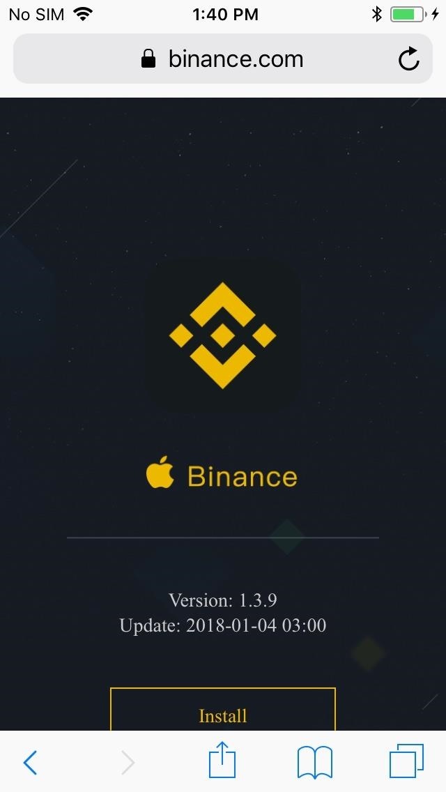 Binance How to Install the Mobile App on Your iPhone « iOS & iPhone :: Gadget Hacks