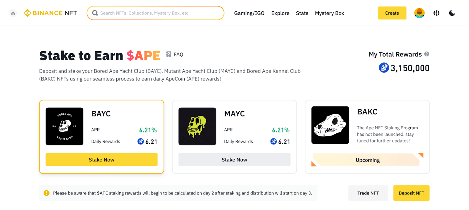 Crypto Staking Calculator (APY%) - Datawallet