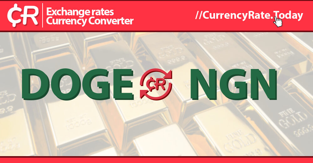 Convert Dogecoin to Nigerian Naira | DOGE to NGN currency converter - Valuta EX