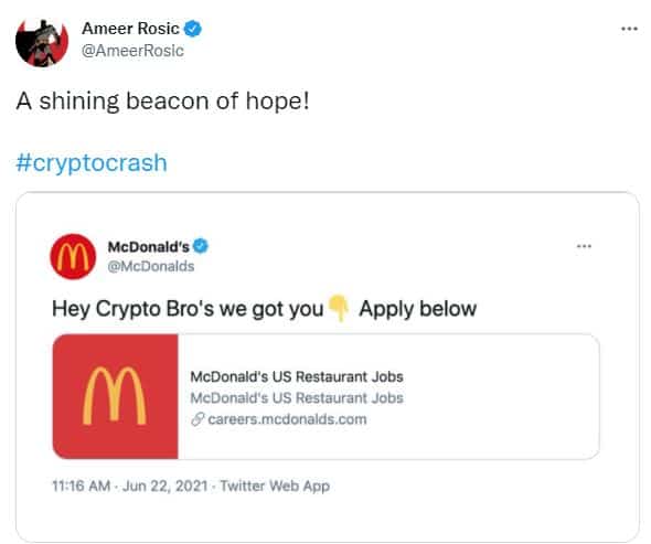 Will crypto ever be accepted at Mcdonalds?