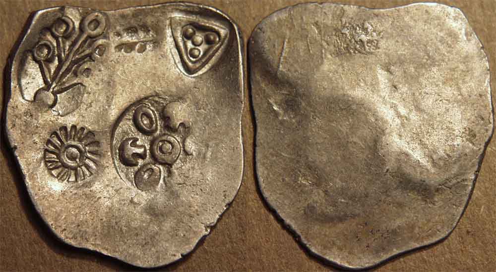 Extremely Rare Magadh Dynasty Punch Mark Silver Coin - bitcoinhelp.fun