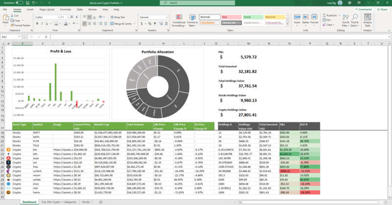 How to Create Your Own Excel Crypto Tracker in | CoinLedger