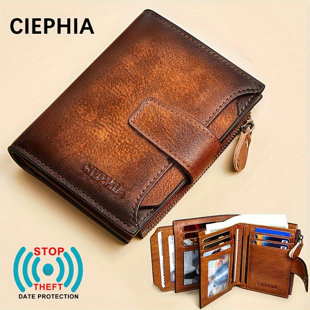 Flat RFID Front Pocket Minimalist ID Wallet Outer ID