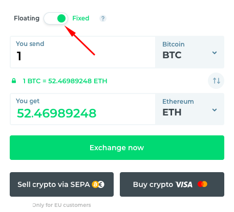 Cryptocurrency Fixed and Floating Exchange Rates Explanation