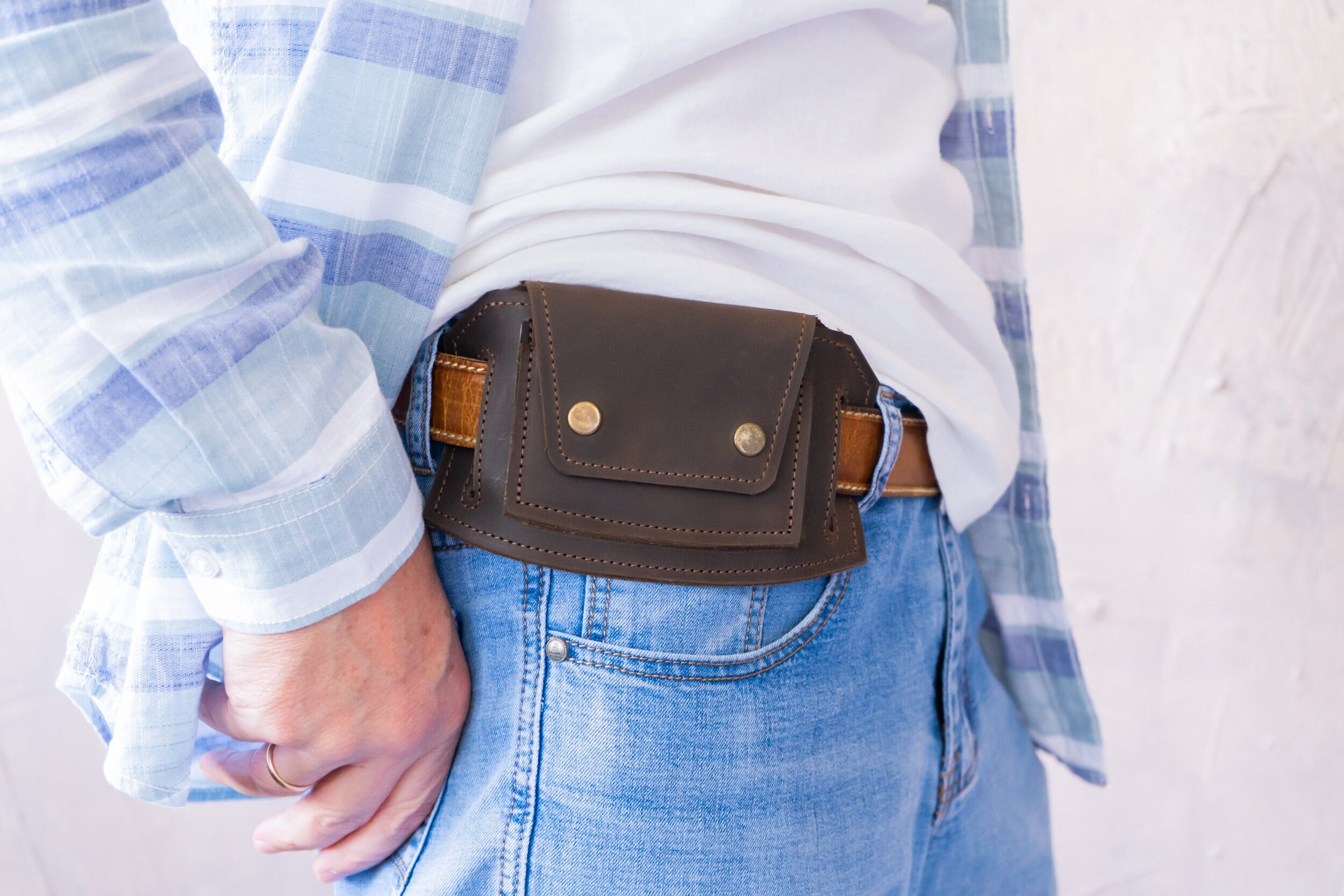 Long Haul Belt + Wallet - Men's Leather Belt and Wallet Gift Set