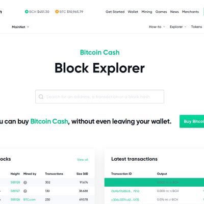Bitcoin Cash Explorer — Blockchair