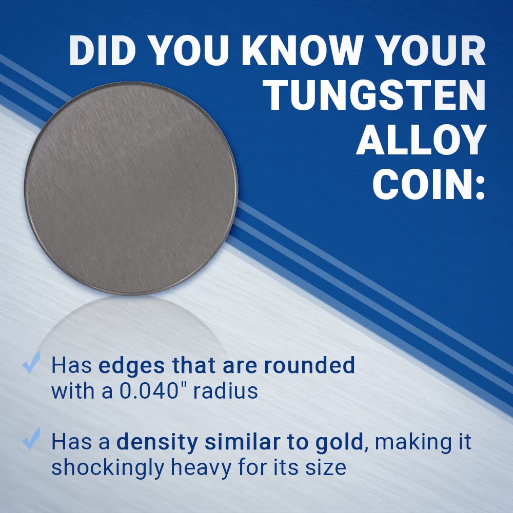 inch Diameter Tungsten Coin – Collect The Elements