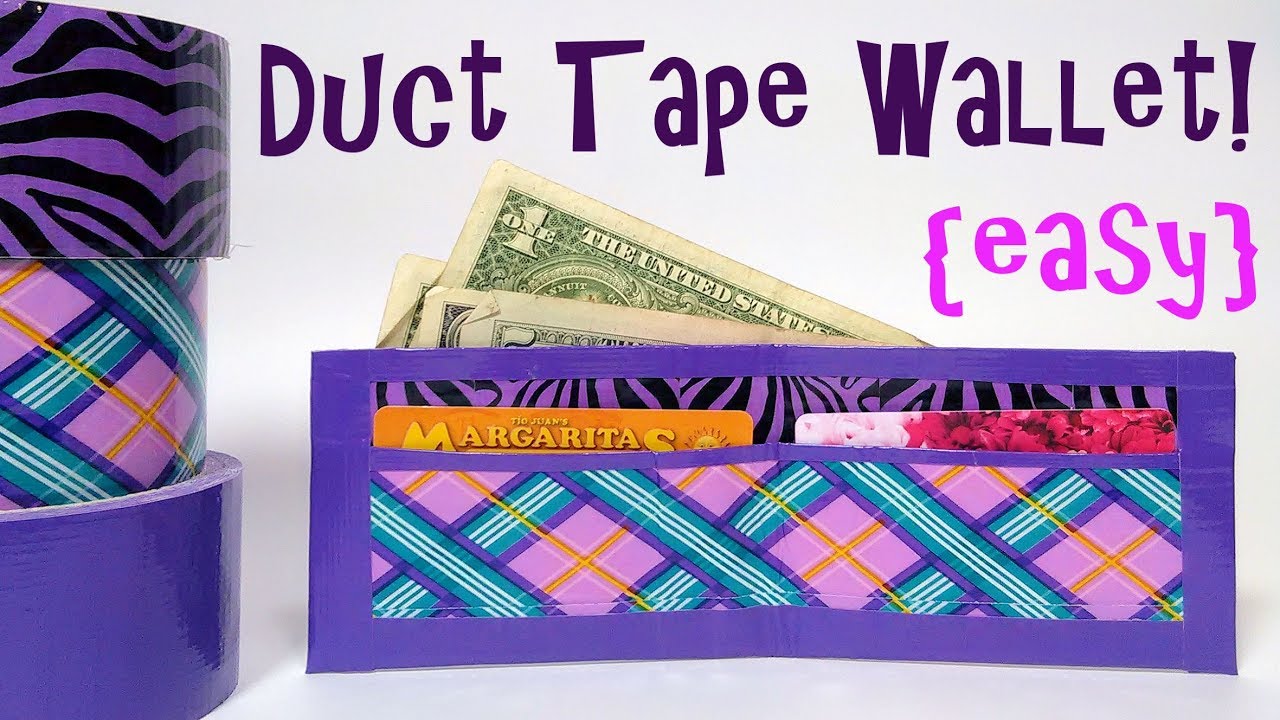 Camp craft: DIY duct tape wallets - Crafty Nest