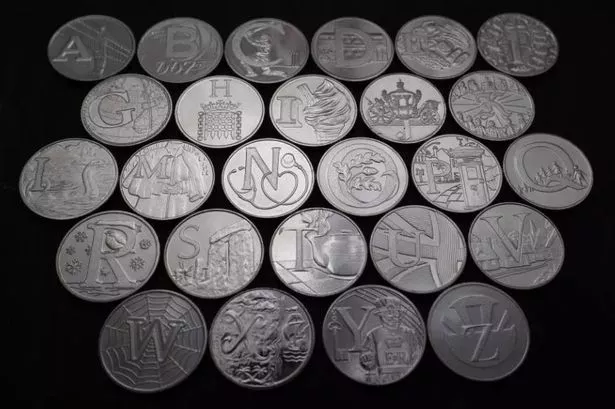 26 NEW UK 10p coins are entering circulation