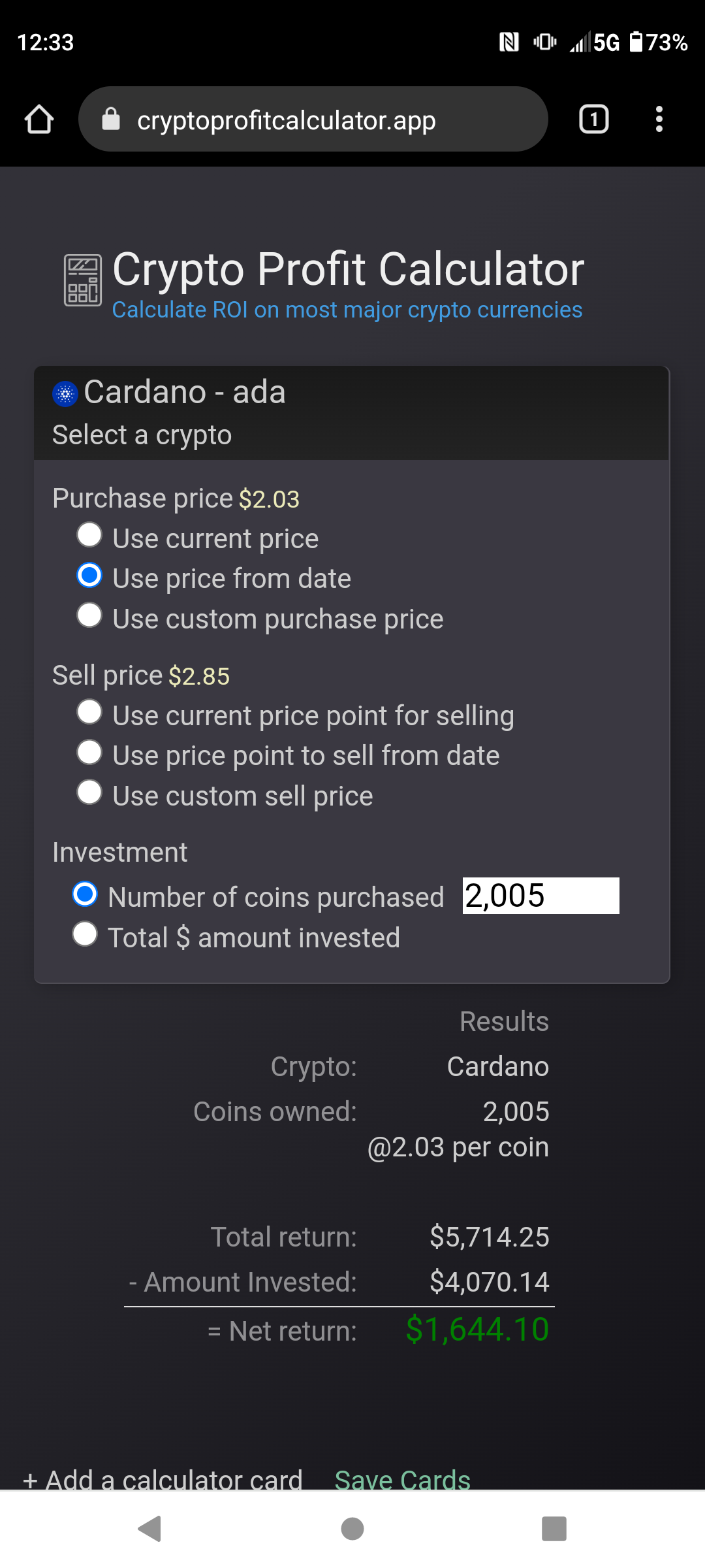 Crypto Currency Average Calculator Calculation Tools | tools