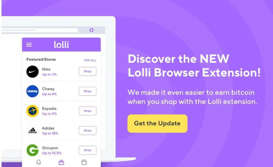 How to earn free Bitcoin by shopping online with Lolli!
