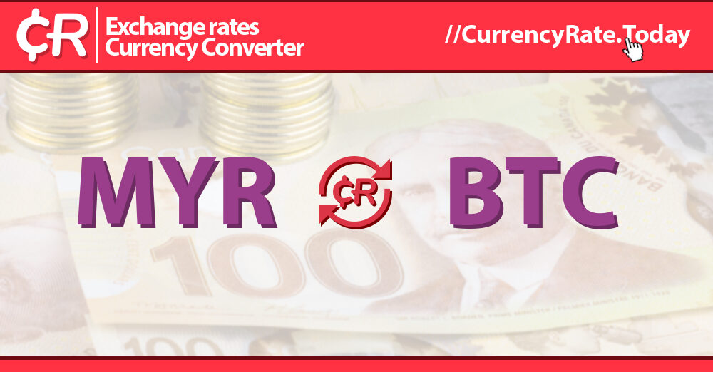 BTCMYR Bitcoin Malaysian Ringgit - Currency Exchange Rate Live Price Chart