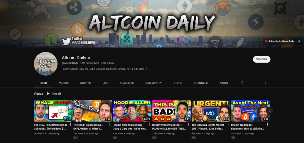 Best Crypto Youtube Channels in 
