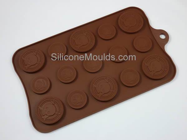 Polycarbonate Chocolate Mould DIY 1 Euro Coins Shaped – Grainrain
