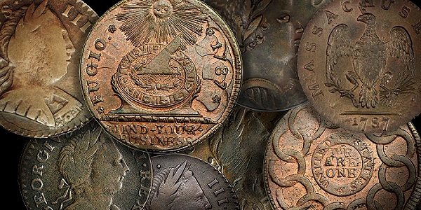 COLONIAL COINS - Section Contents