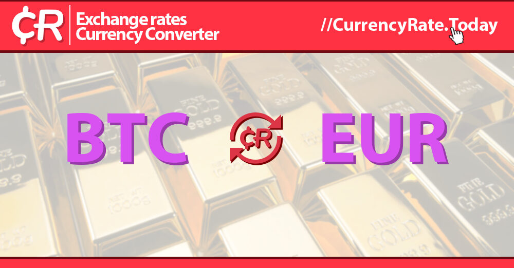 Convert 20 BTC to EUR (20 Bitcoin to Euro)