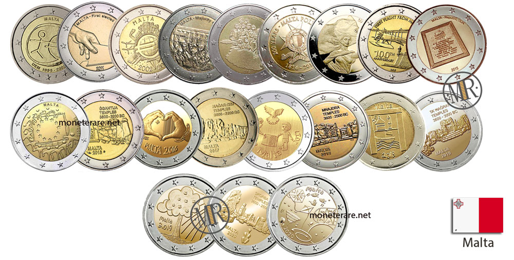 The rarest 2 Euro Coins from Malta - CoinsWeekly