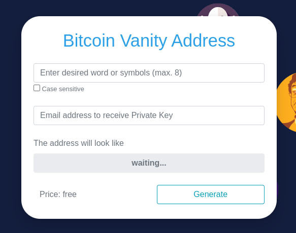 Bitcoin Vanity Address Generator Launches New Tool to Create Custom Bitcoin Addresses