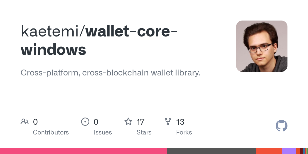 GitHub - trustwallet/wallet-core: Cross-platform, cross-blockchain wallet library.