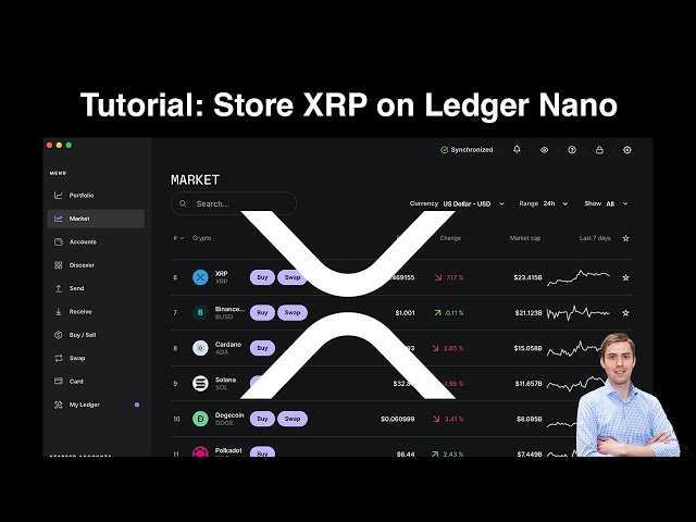 How To Store Ripple(XRP) On The Ledger Nano S/X
