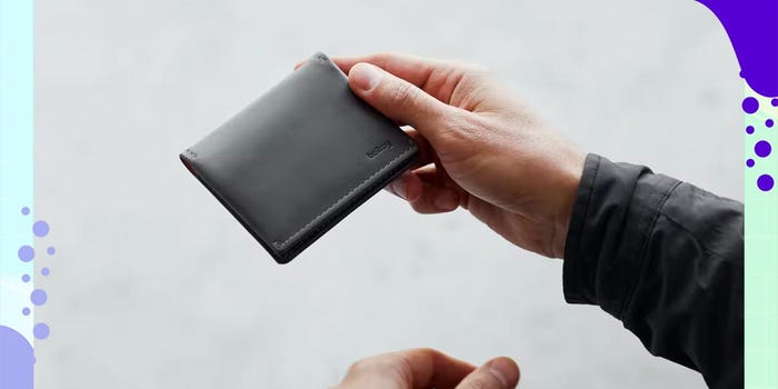 Black | RFID Flat Wallet | Minimalist Eco Friendly – Paperwalletau