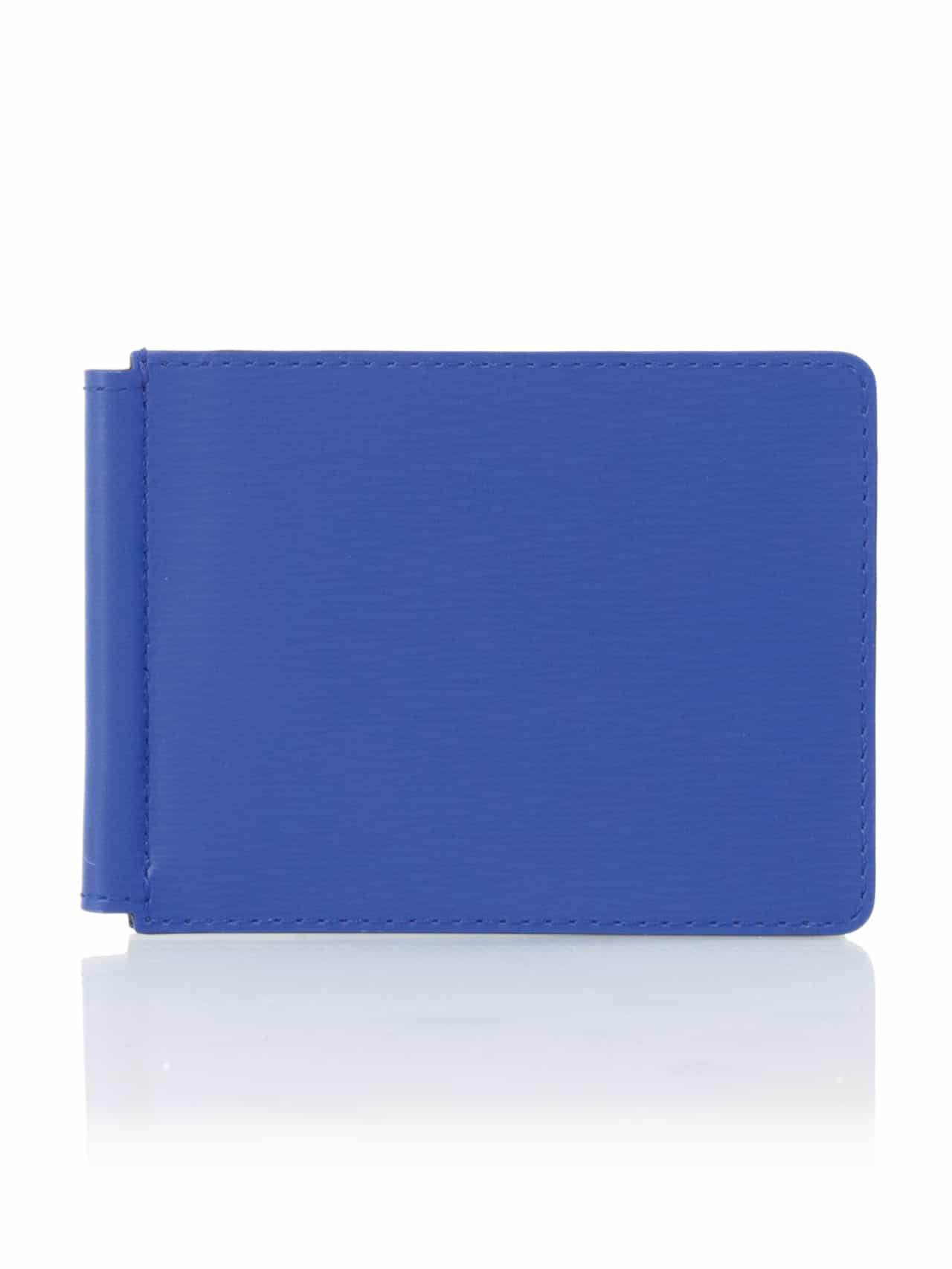 Genuine Leather Money Clip Wallet Navy Blue – Three Sixty Leather