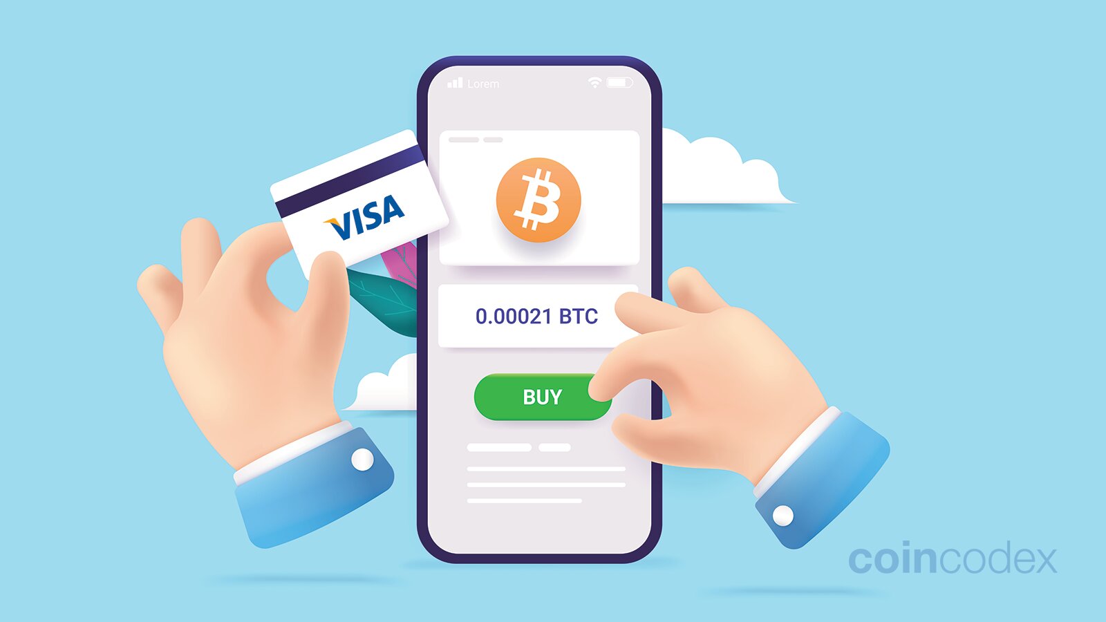 Buy Bitcoin with credit card instantly