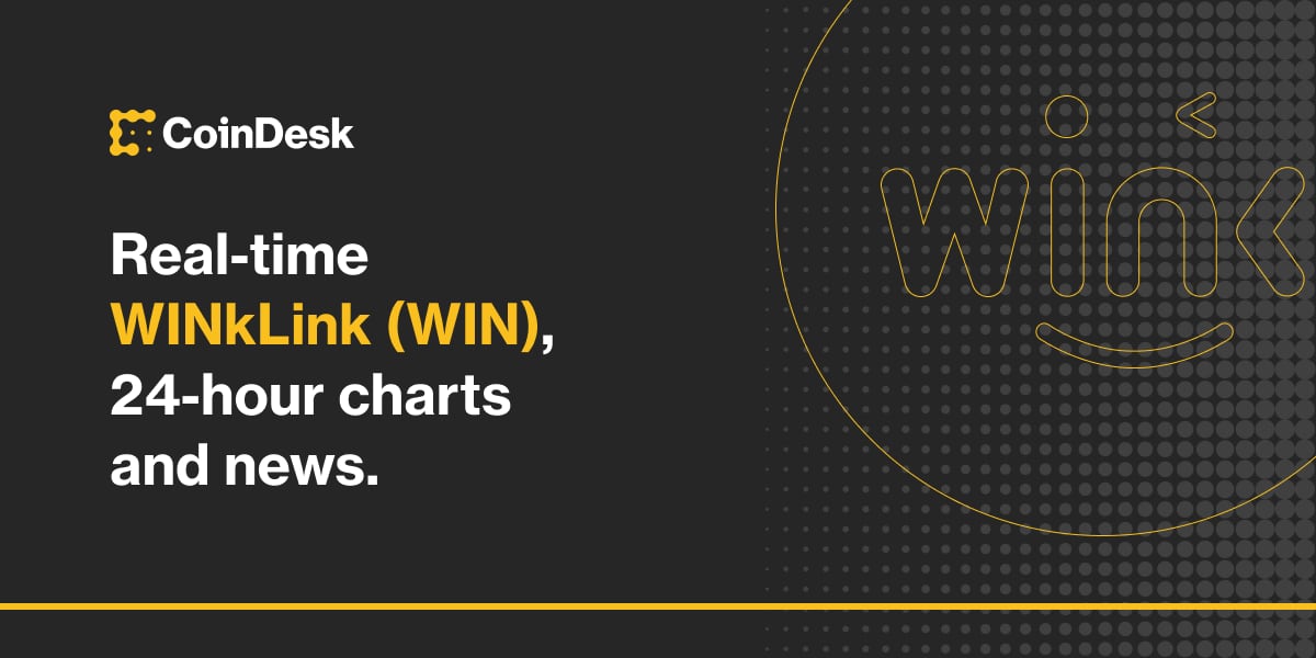WINkLink price today, WIN to USD live price, marketcap and chart | CoinMarketCap