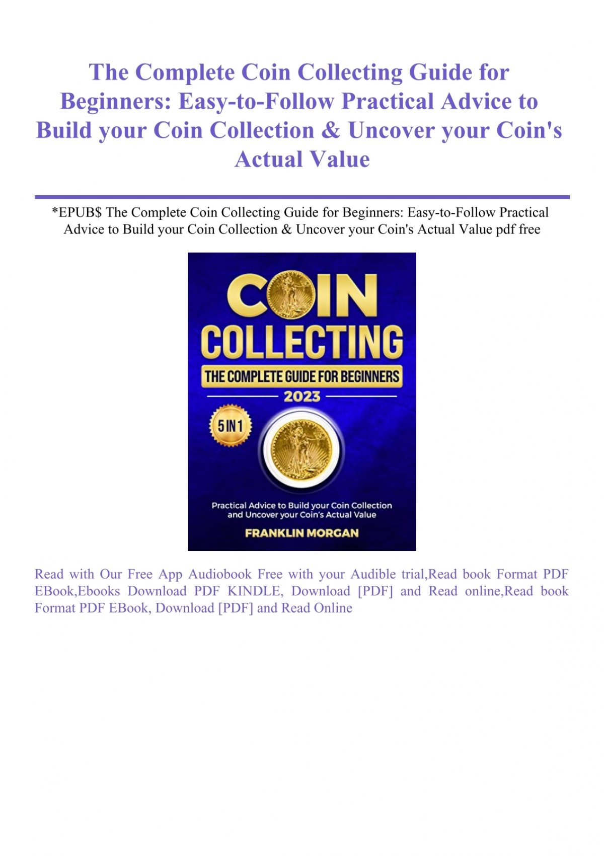 15+ Numismatics Books for Free! [PDF] | bitcoinhelp.fun