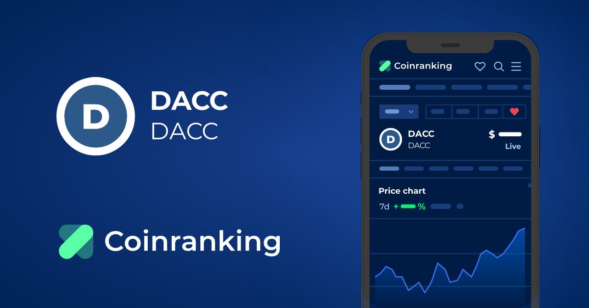 DACC Price Today - DACC Price Chart & Market Cap | CoinCodex