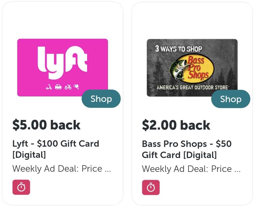 Shop Gift Cards – Lyft