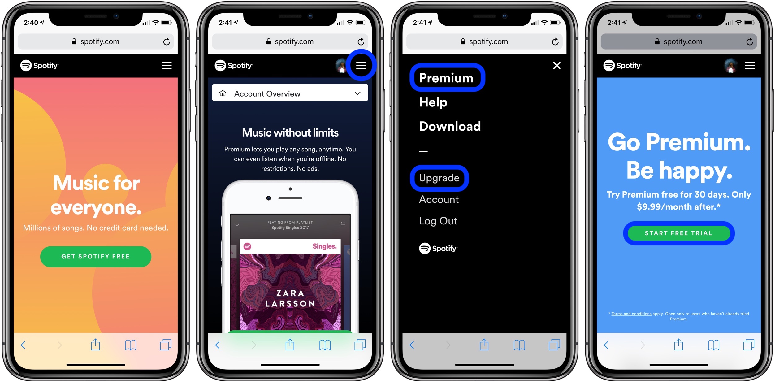 How do I get Spotify Premium When I have … - Apple Community