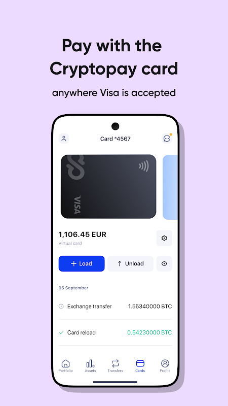 Cryptopay:Bitcoin wallet&card v MOD APK download free for Android