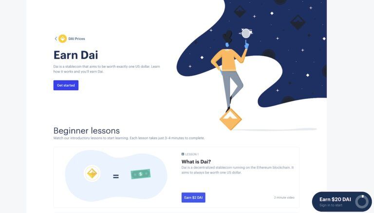 Coinbase will now reward users who hold DAI in their accounts