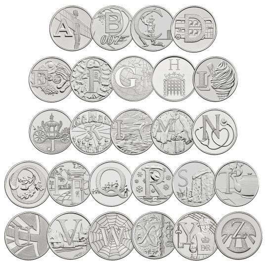 How much is my Alphabet 10p worth? / set values