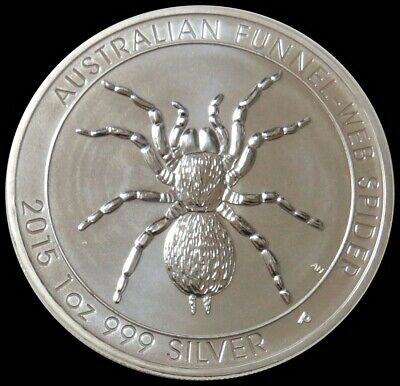 1 Dollar - Elizabeth II (4th Portrait - Australian Funnel-Web Spider) - Australia – Numista