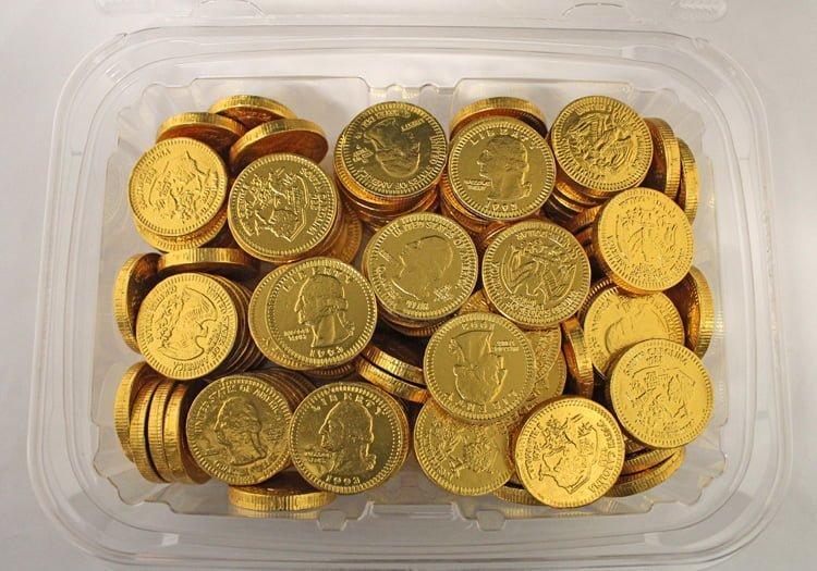 Gold Chocolate Coins (g, g or 1kg pack) - Favour Fairy